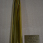Brass shell casing 40 mm.  and gold coloured plaque with black writing.