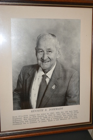 Photograph - Framed photograph, Le Dawn Studio Pty Ltd Photography & Framing, Life Member Kenneth R. Dodemaide