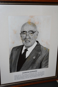 Photograph - Framed photograph, Le Dawn Studio Pty Ltd Photography & Framing, Life Member Gordon Barnard
