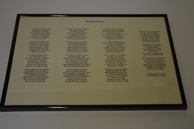 Literary work - Framed Poem