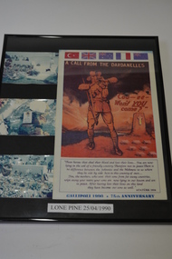 Mixed media - Framed poster and photographs