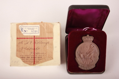 Anzac Commemorative Medallion and Box, Raymond Ewers, 1967