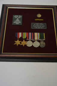 Mixed media - Framed Medals, Sgt John R Bennett