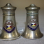 Silver plated salt and pepper shakers