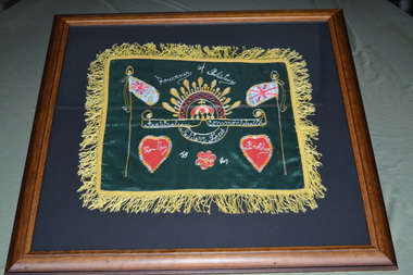 Souvenir - Framed embroidered  cloth