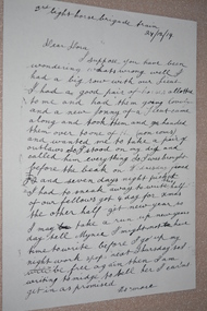 Letter and Life Summary, W. T. BYRNE