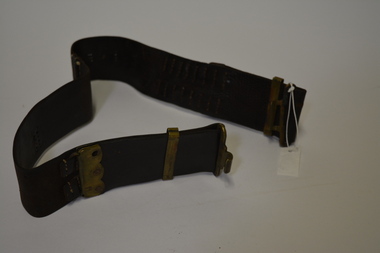 Leather Belt with Clip Clasp