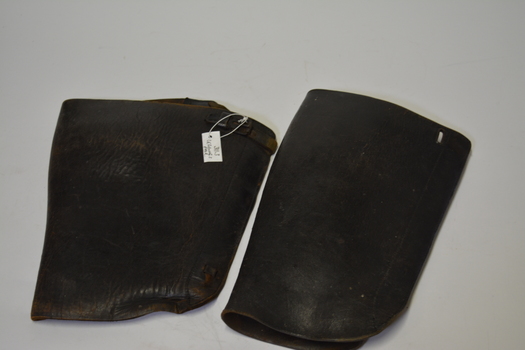 Pair of black leather leggings