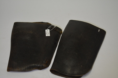 Pair of black leather leggings