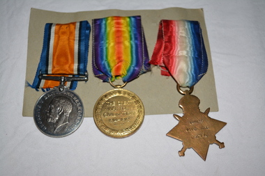 WW1  Medals, Private Ernest LUCAS