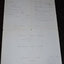 Light blue lined note paper  with oval shape marked with names written in pencil. 