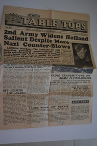 Newspaper, Table Tops, 3/10/1944