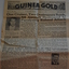 Four page cream coloured newspaper with black print and photographs.