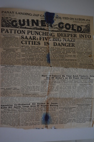 Newspaper, Guinea Gold, 21/3/1945