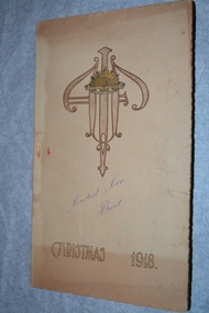 Card, Christmas 1918, 1918