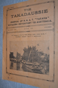 Booklet, The Takadaussie, August 1919