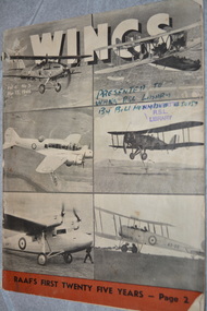 RAAF Magazine, Directorate of Public Relations RAAF, WINGS, 15/3/1946