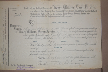 Personal papers, Lieut. A.J Cruise MBE