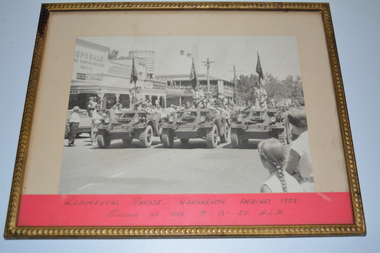 Memorabilia - Photograph, Regimental Parade, 1959