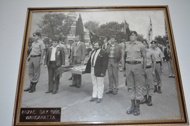 Memorabilia - Photograph, Anzac Day 1986 Wangaratta, 1986