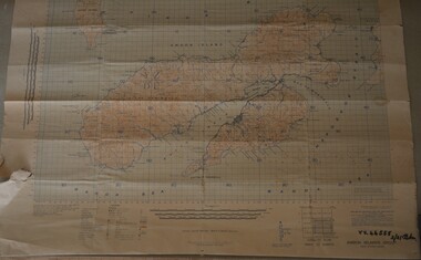 Map, LHQ Cartography, Ambon Islands Group, December 1943