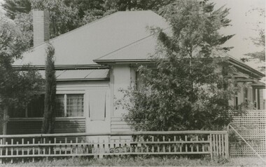 Black and white photograph, Second Lake Bolac Bush Nursing Centre