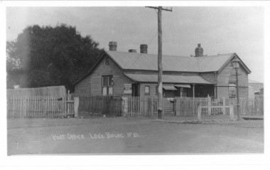 Photograph - Black and white photograph, Lake Bolac Post Office - Glenelg Highway Lake Bolac c.1940s, c1940