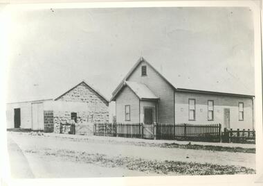 black and white photograph, Lake Bolac Hall 1896