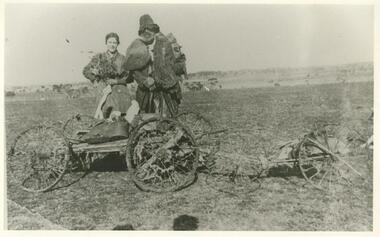 Black and white photograph, "Wheels", William Curtis, Swagman