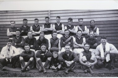 black & white photograph, Lake Bolac Football Club Premiers, 1935