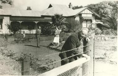 black & white photograph, "Bellevue", Lake Bolac