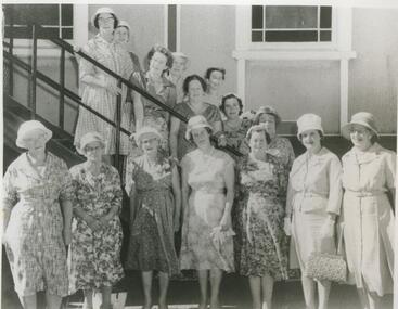 Black and white photograph, Lake Bolac CWA, 1958/9