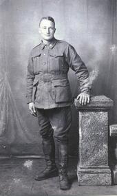 Black and white photograph, William Arthur Park, Corporal 4th Field Artillery Brigade,  WW1