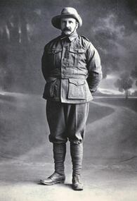 Black and white photograph, Private George Ford, Wickliffe, WW1