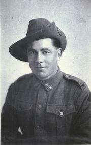 Black and white photograph, Private William James Richardson, 4th Artillery brigade, WW1