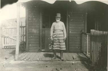 Black and white photograph, Charles Williamson, Butcher, Lake Bolac