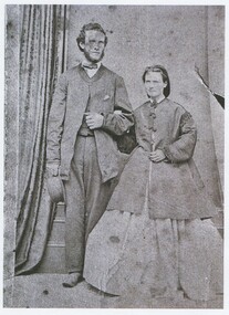Black and white photograph, Josiah and Mary Park