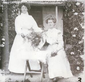 Black and white photograph, Sisters at "St Mary's", Lake Bolac