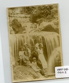 Photograph- waterfall and ladies