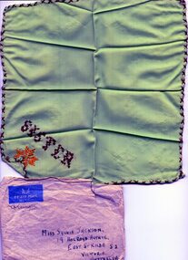 Letter and handkerchiefs- Jack Collection