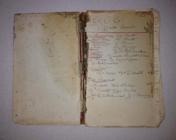 Minute Book, Early 20th Century