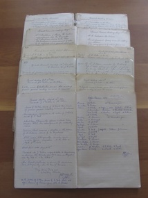 Minutes, Books, 1911 - 1968