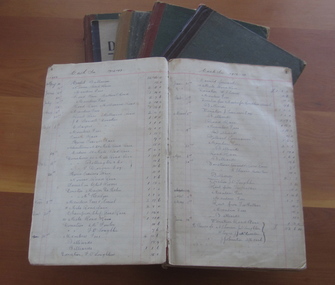 Ledger, Cash Books, 1911-1956