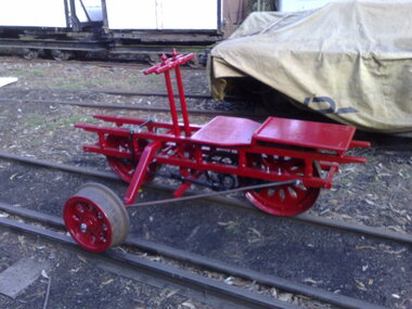 Hand Tricycle Number 386, Commonwealth Railways 3'6"  Gauge Hand Tricycle