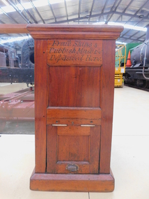 Victorian Railways Station Fruit & Rubbish Bin, 1920's