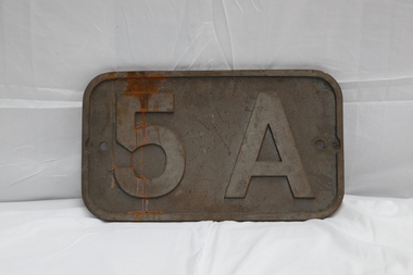 5A Number Plate