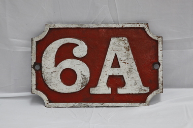6A Number Plate