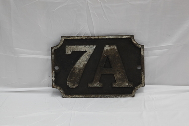 7A Number Plate