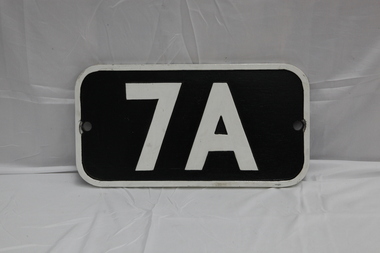 7A Number Plate