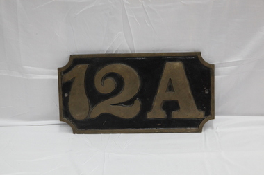 12A Number Plate
